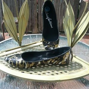 Kathy van Zeeland sequined flats